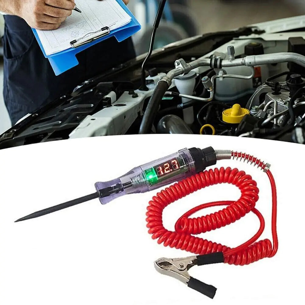 Digital Electric Voltage Circuit Tester Automotive Test Light Car Truck 6-24V US by Anti Spier