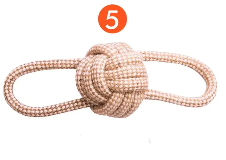 Cotton Hemp Dog Toy Set by Anti Spier