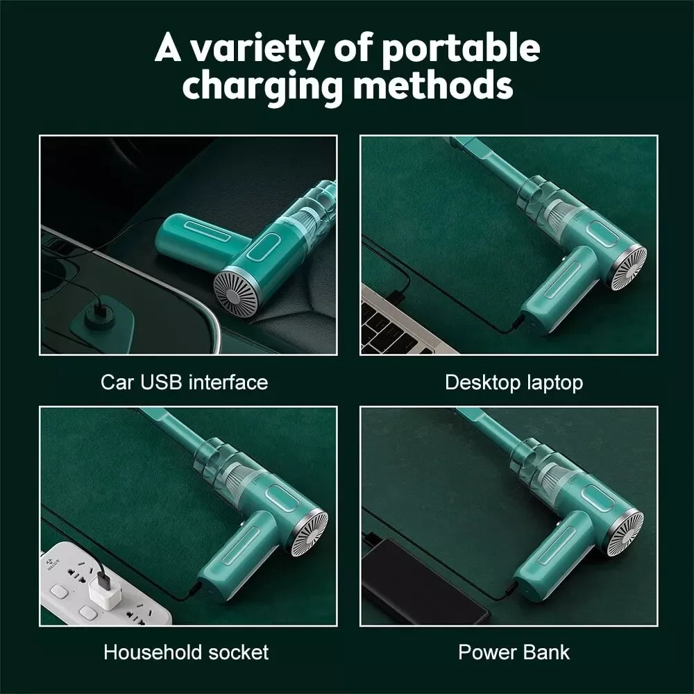 29000PA Cordless Hand Held Vacuum Cleaner Mini Portable Car Auto Home Wireless by Anti Spier