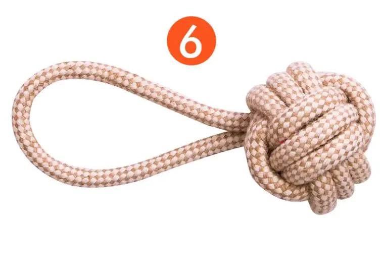 Cotton Hemp Dog Toy Set by Anti Spier