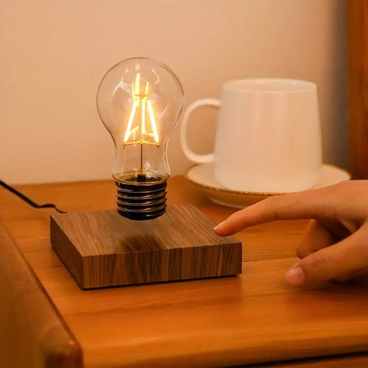 Levitating Light Bulb, Magnetic Floating Levitation Lamp, Decoration For Room And Office, Unique Tech Gift by Anti Spier