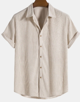 The new Hawaiian casual short-sleeved men's shirt has a handsome 3D print by Hypersku