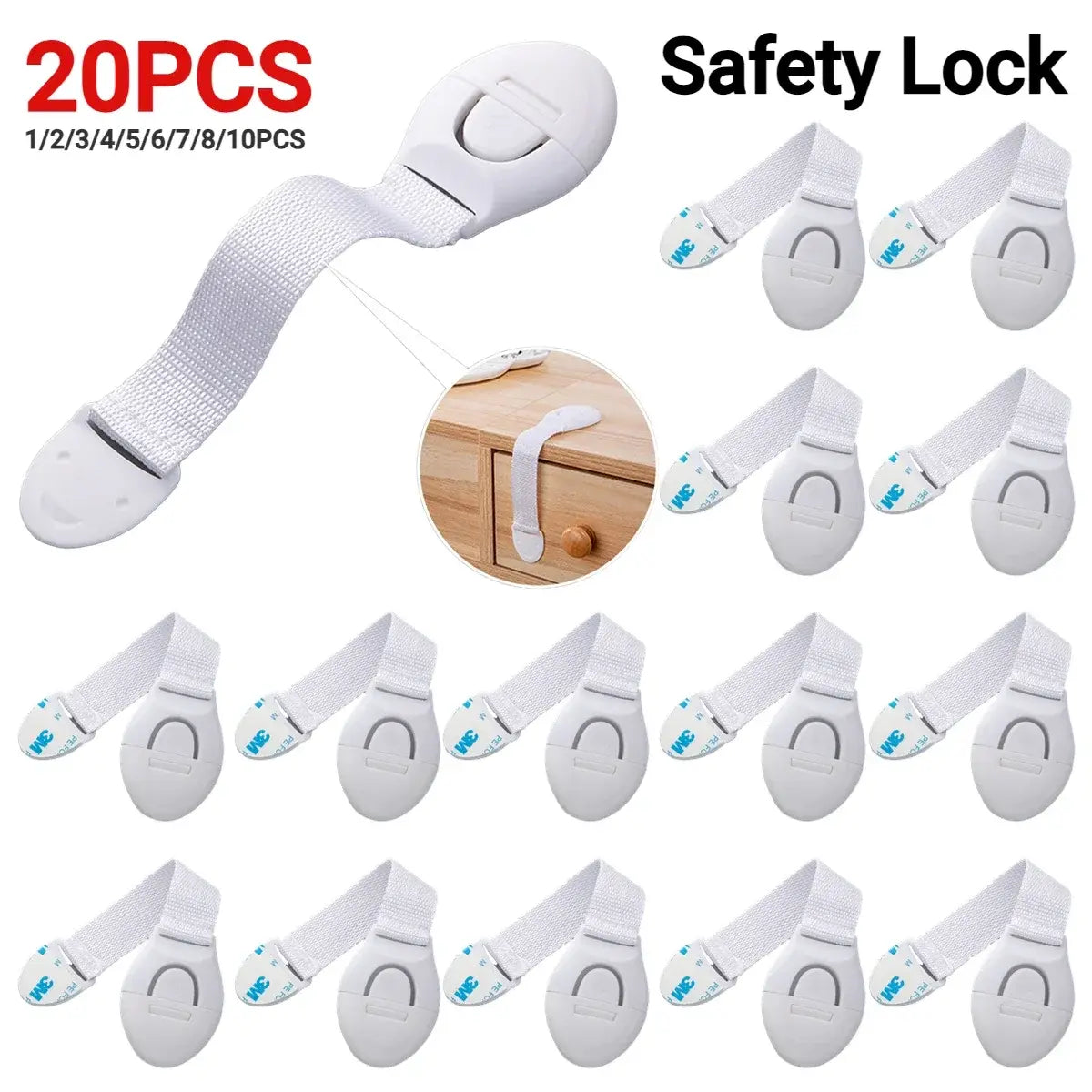 Child Safety Cabinet Locks Drawer And Door Protection by Anti Spier