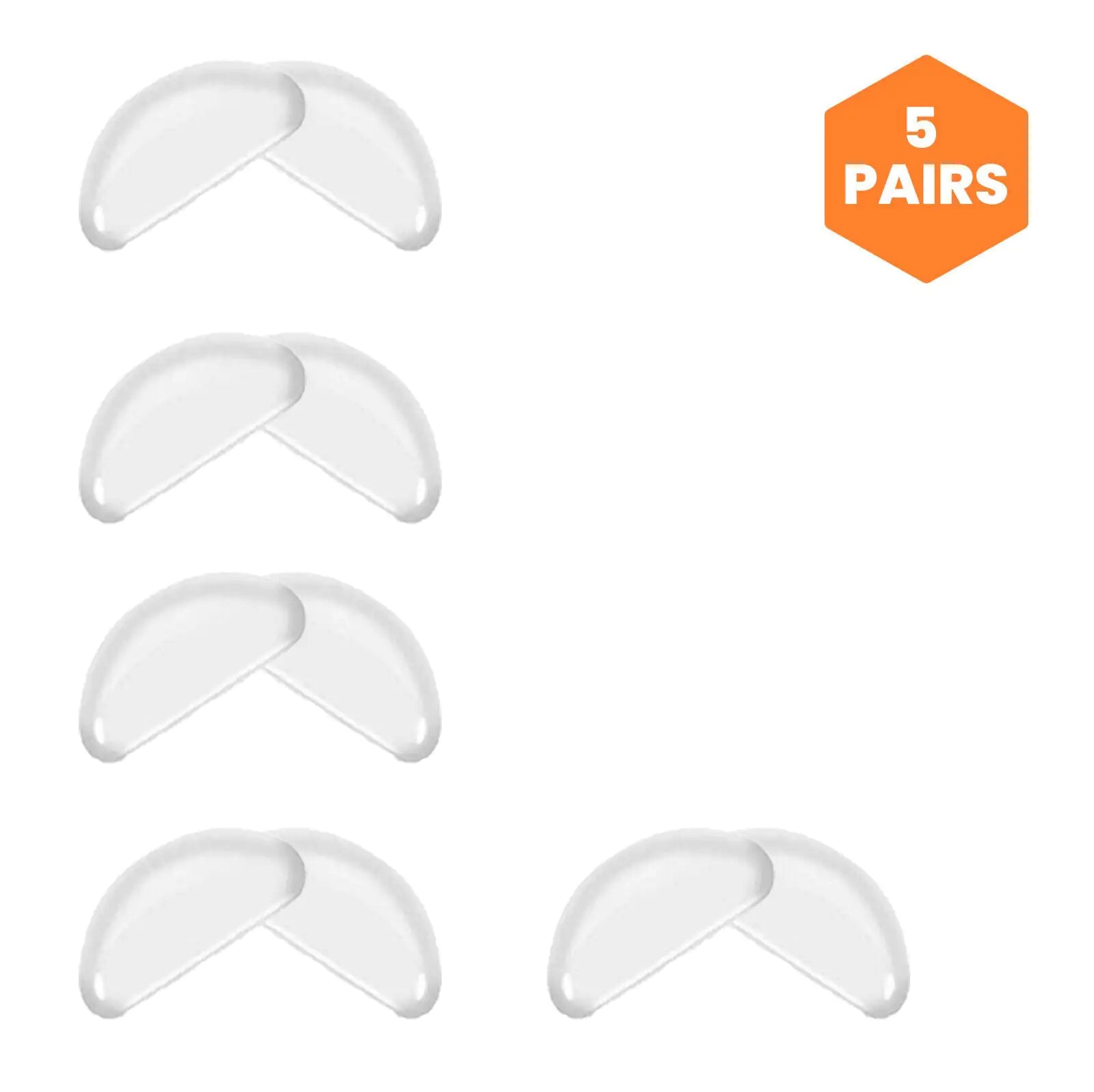 5 Pairs Anti-Slip Nose Pads For Eyeglasses by Anti Spier