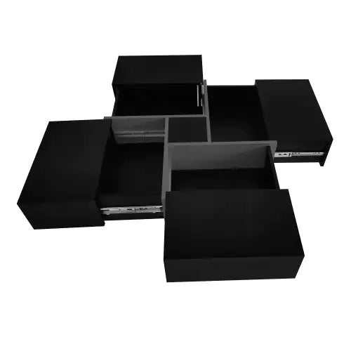 Unique Design Coffee Table With 4 Hidden Storage Compartments by Anti Spier
