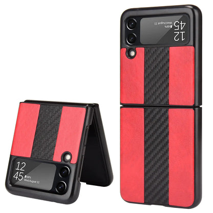 For Samsung Galaxy Z Flip 3 5G Slim Folding Leather Shockproof Phone Case Cover by Anti Spier