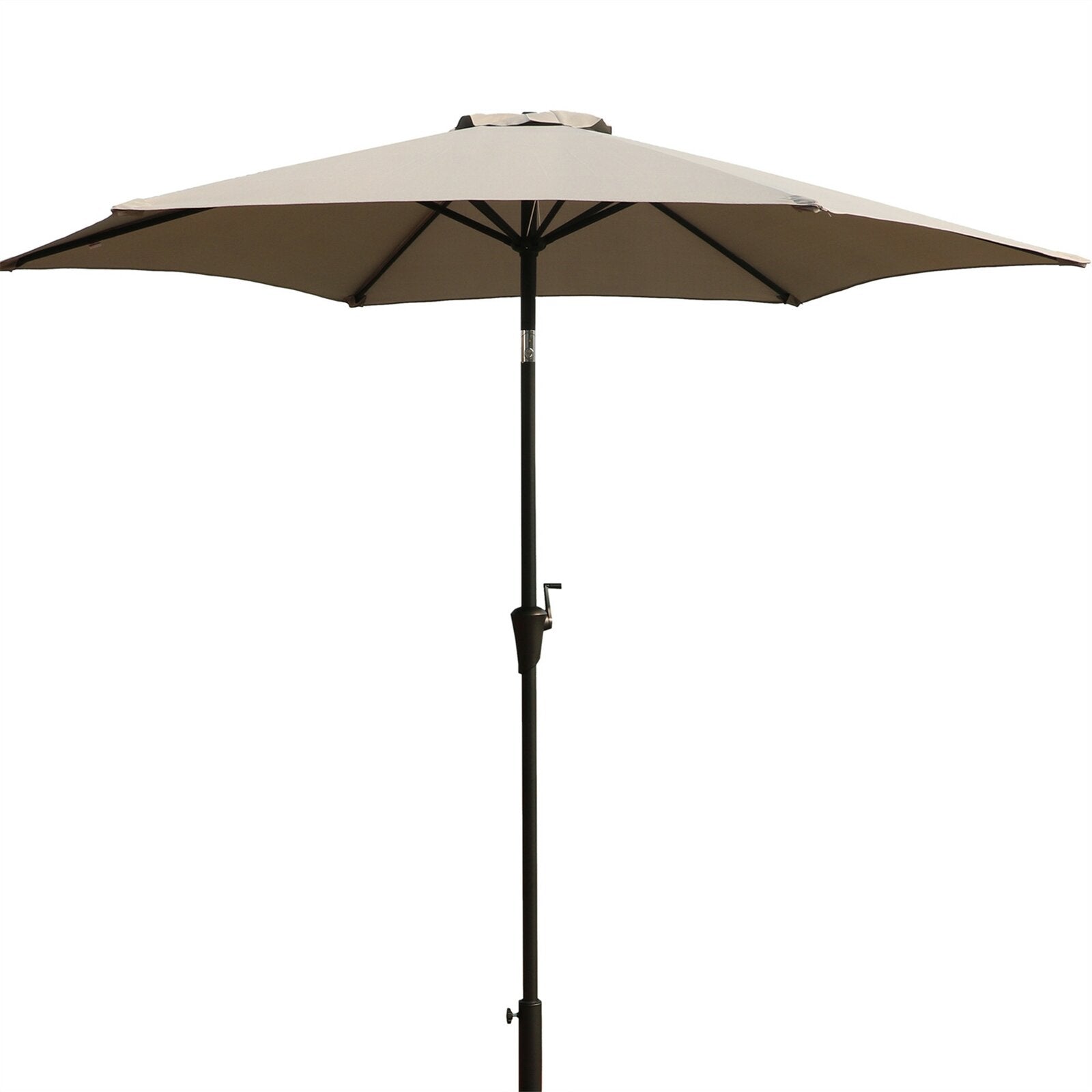 9' Pole Umbrella With Carry Bag, Creme by Dropsure