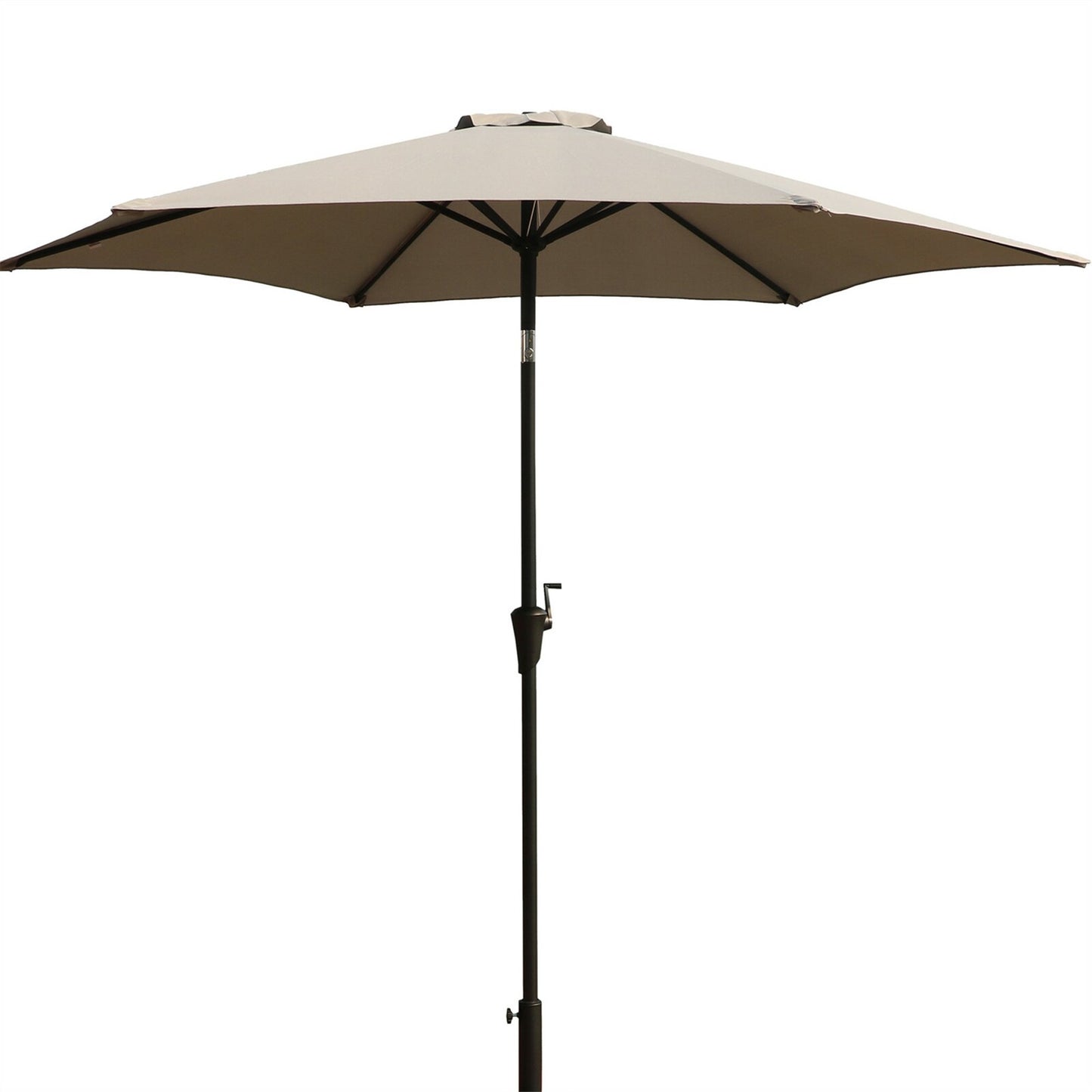 9' Pole Umbrella With Carry Bag, Creme by Dropsure