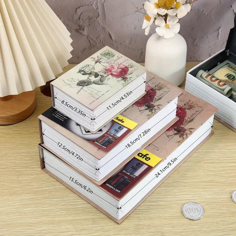 1PC Portable Key Safe, Hidden Book Dictionary Money Box, Savings Box, Coin Box, Home Safe, Secret Storage Box, Money Box, Savings Box, Store Jewelry Valuables by Anti Spier