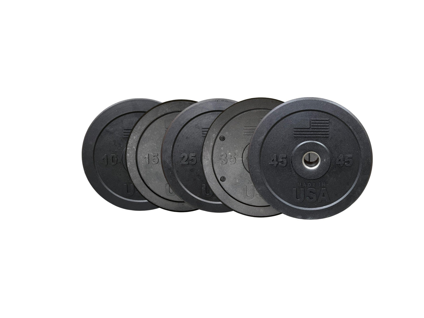 USA Bumper Plate Set by Homegrown Lifting
