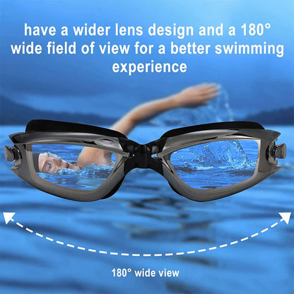 Clear Comfortable Swimming Goggles UV- Anti-Fog Swim Glasses Mirror Adult & Kids by Anti Spier