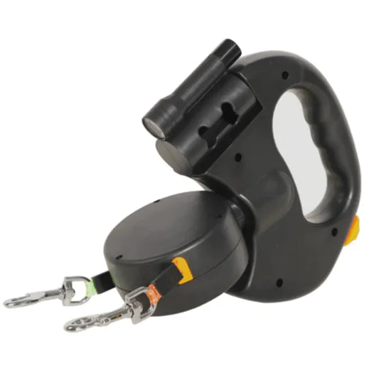 Auto Double Dog Leash by Anti Spier
