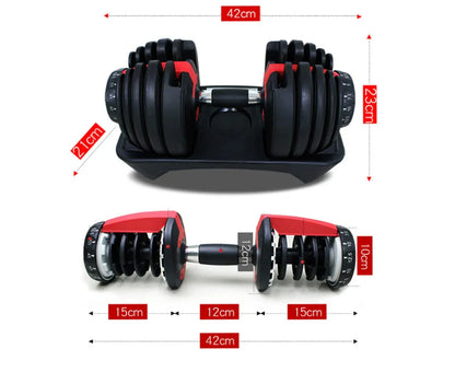 Adjustable Dumbbell Set by Anti Spier
