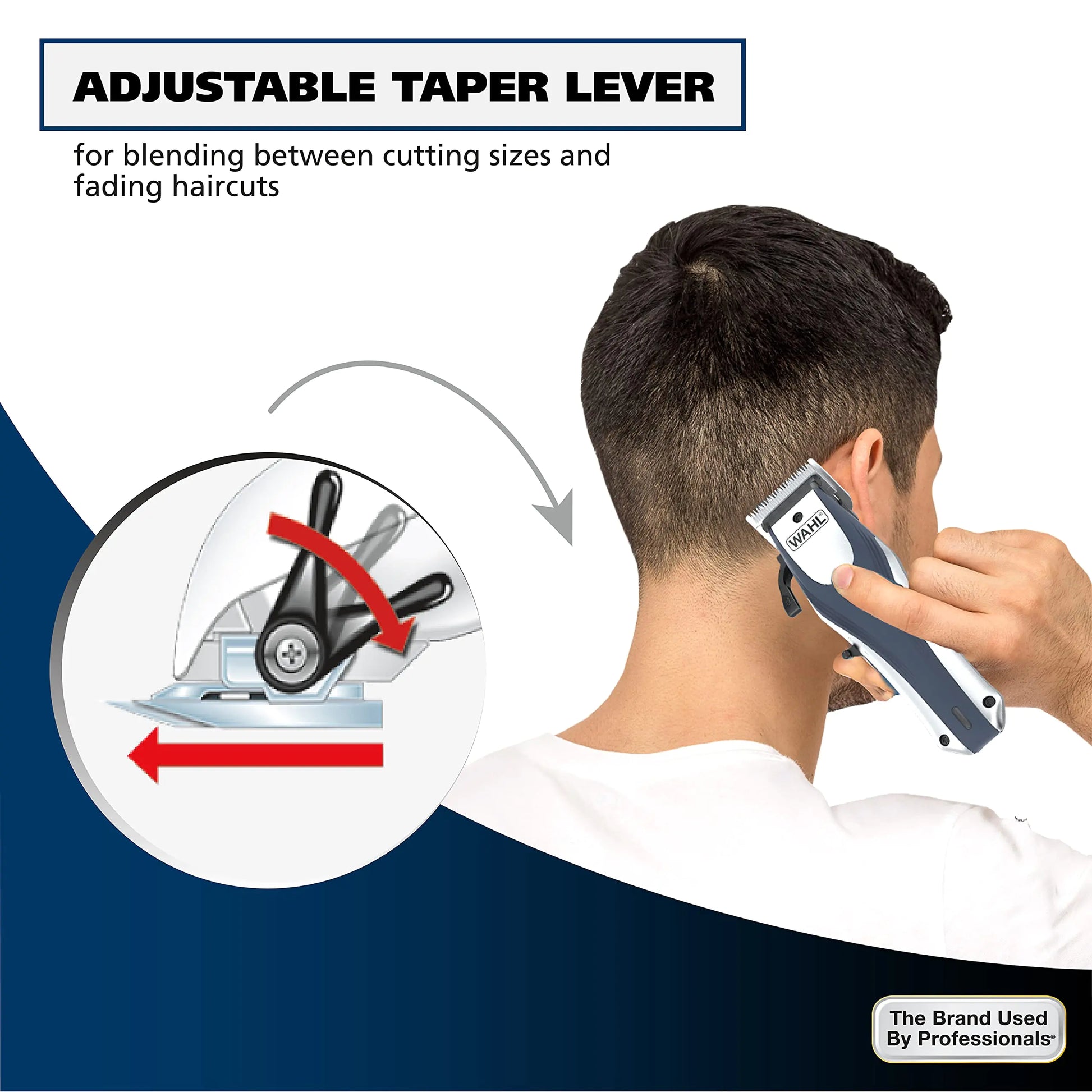 Wahl Lithium Ion Pro Rechargeable Cordless Hair Clippers for Men, Woman, & Children with Smart Charge Technology for Convenient at Home Haircutting - Model 79470 Sliver 22 Piece Set by Anti Spier