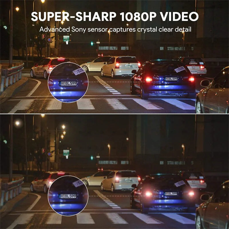 170° WiFi Dash Cam Recorder Car Camera HD 1080P Car DVR Vehicle Video G-Sensor by Anti Spier