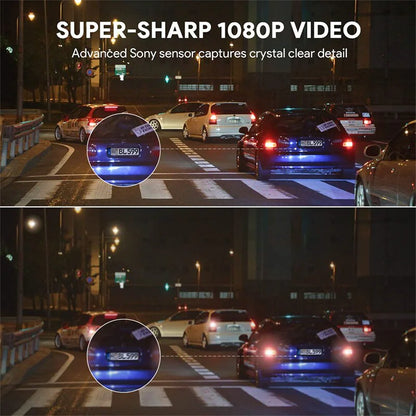 170° WiFi Dash Cam Recorder Car Camera HD 1080P Car DVR Vehicle Video G-Sensor by Anti Spier