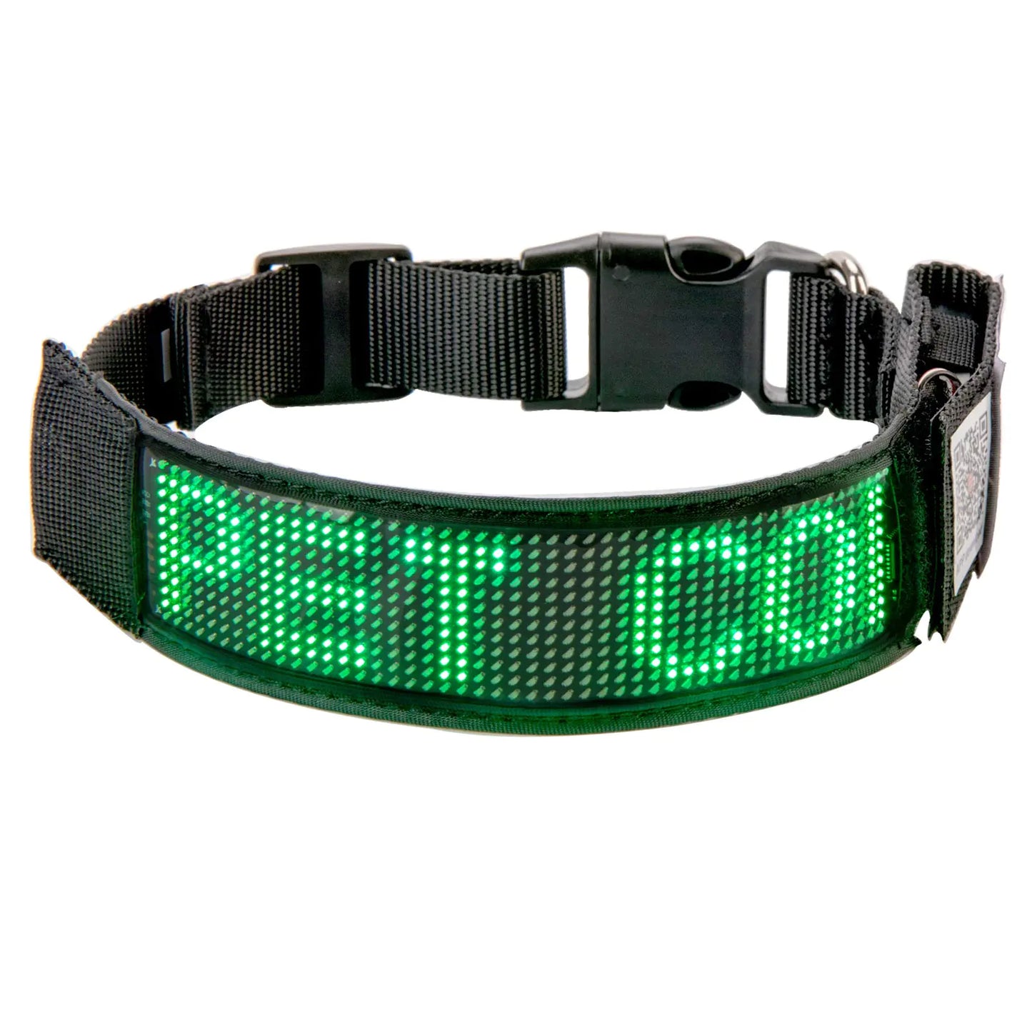 Leadleds Bluetooth LED Dog Collar Flashing Light Up Rechargeable Pet Dog Safety Collar Glow in The Dark Light-up Neck Loop - Green LED by Anti Spier