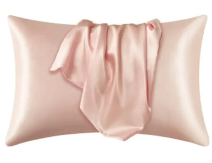 Silk-like Solid Color Pillowcase by Anti Spier
