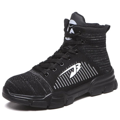 Men's Winter Safety Work Boots - Steel Toe Waterproof Insulated Construction Boots by Anti Spier