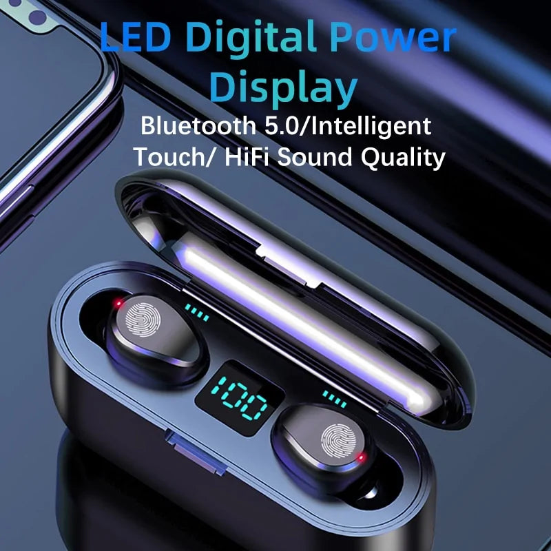 Bluetooth 5.0 Wireless Earbuds by Anti Spier
