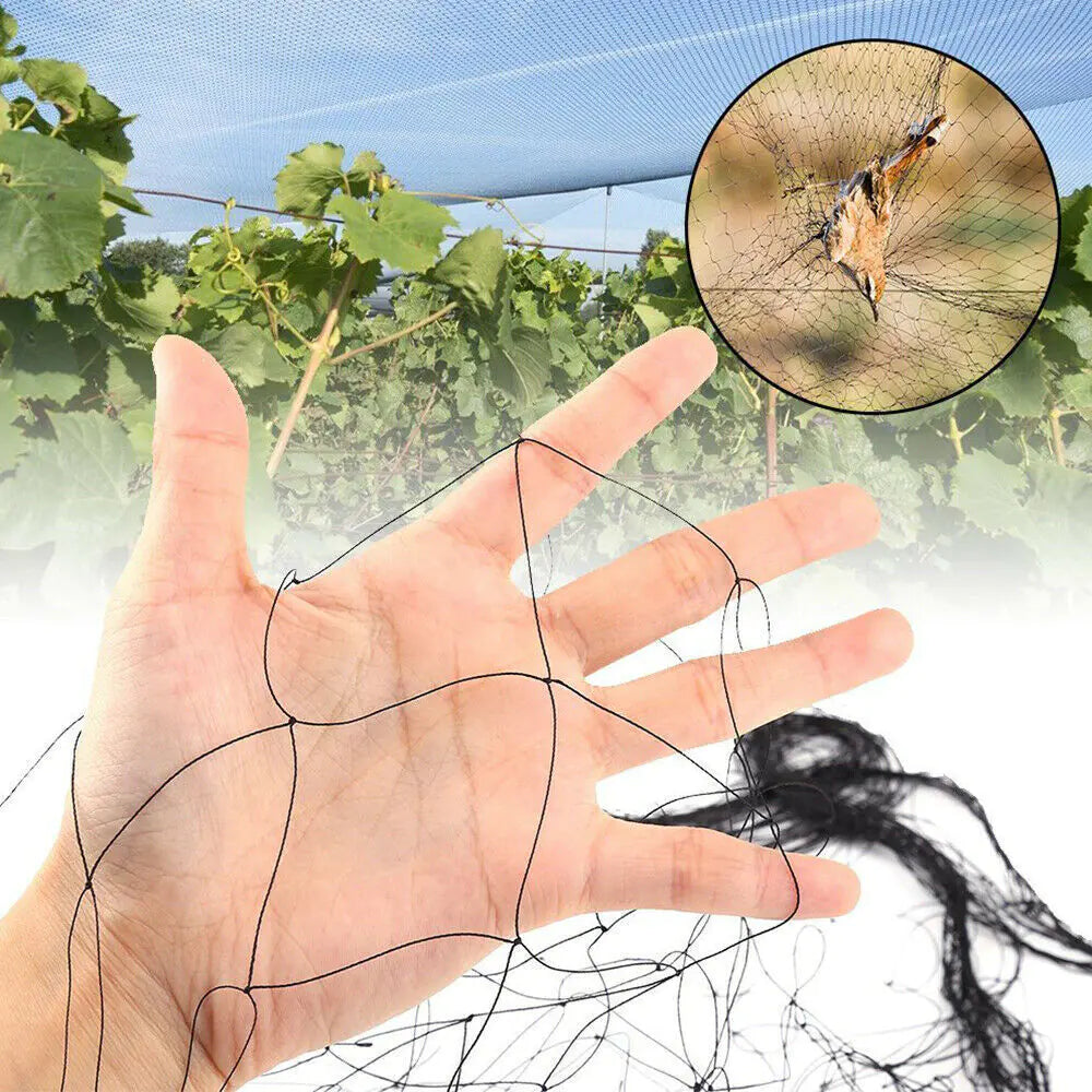 33FT Anti Bird Netting Pond Net Protection Tree Crops Plants Fruits Garden Mesh by Anti Spier