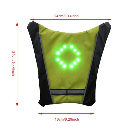 LED Cycling Safety Vest with Bag by Anti Spier