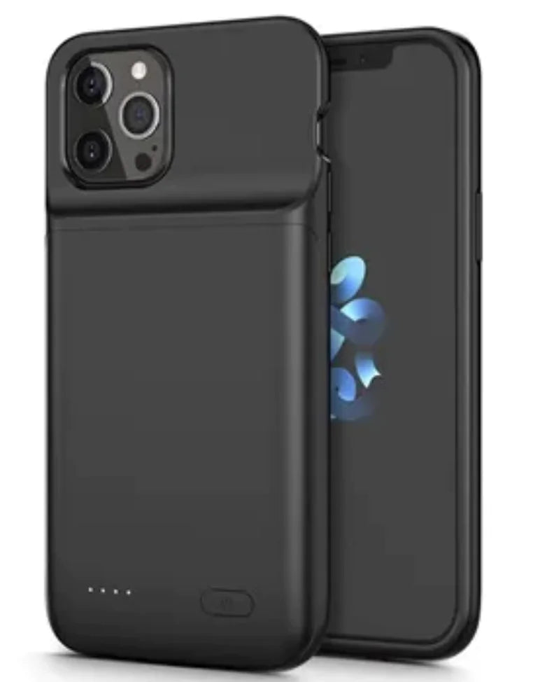 6800mAh Slim Battery Charger Case for iPhone 11-15 Pro Max & XR/XS by Anti Spier