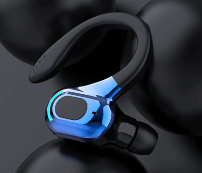 New Bluetooth 5.1 Headset Wireless Earbuds Earphones Stereo Headphones Ear Hook by Anti Spier
