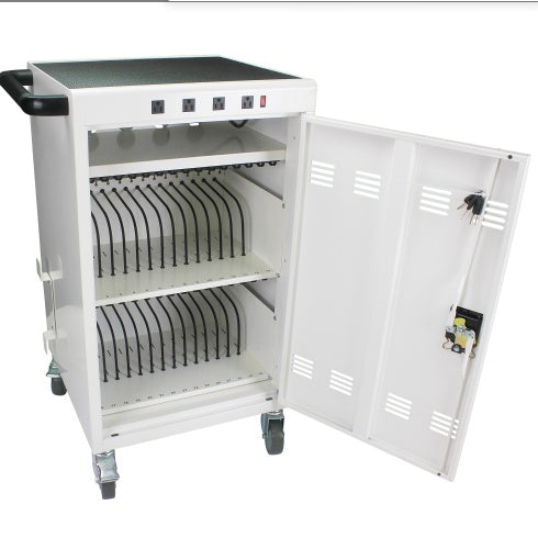 Mobile Charging Cart And Cabinet For Tablets Laptops 31 4 Device by Anti Spier