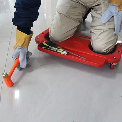 1pc Heavy-Duty Rolling Knee Pad Platform with Wheels - Cushioned Support for Carpenters, Flooring Contractors & Auto Repair Mechanics, Kneeling Aid by Anti Spier