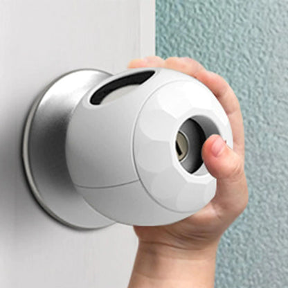 Childproof Door Knob Covers Babyproof Child Door Locks Door Handle Baby Proofing Door Safety for Kids (4 Pack) by Anti Spier