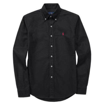 The same style RL Ralph all horse logo embroidered long-sleeved shirt, pure cotton men's POLO shirt with lapels by Hypersku