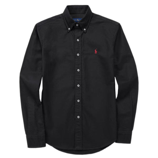 The same style RL Ralph all horse logo embroidered long-sleeved shirt, pure cotton men's POLO shirt with lapels by Hypersku