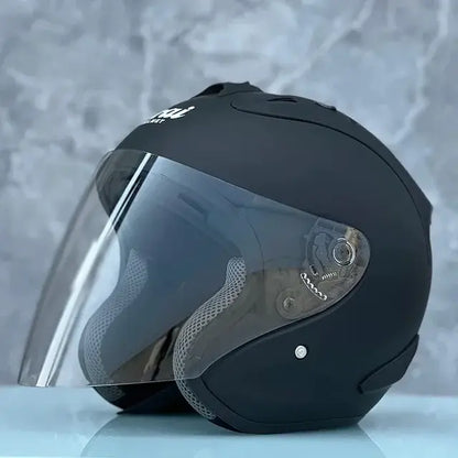 Ultralight Safety Motorcycle Helmet with Integrated Light by Anti Spier