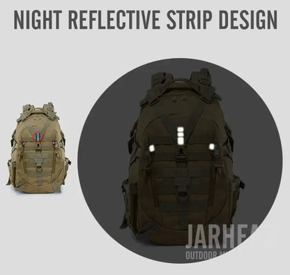 Military Backpack-Waterproof Hiking Survival Reflective Bag by Anti Spier
