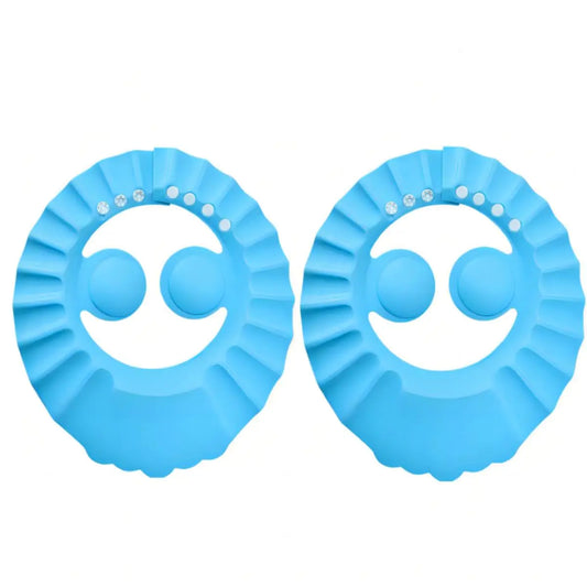 GUIYAL 2pcs with Earshield Safe Shampoo Shower Bathing Protection Bath Cap Soft Adjustable Visor Hat for Toddler Baby Kids Children … by Anti Spier