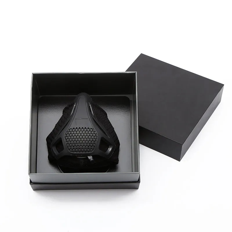 Black Exercise Resistance Mask Anaerobic Adjustable by Anti Spier