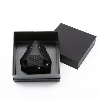 Black Exercise Resistance Mask Anaerobic Adjustable by Anti Spier
