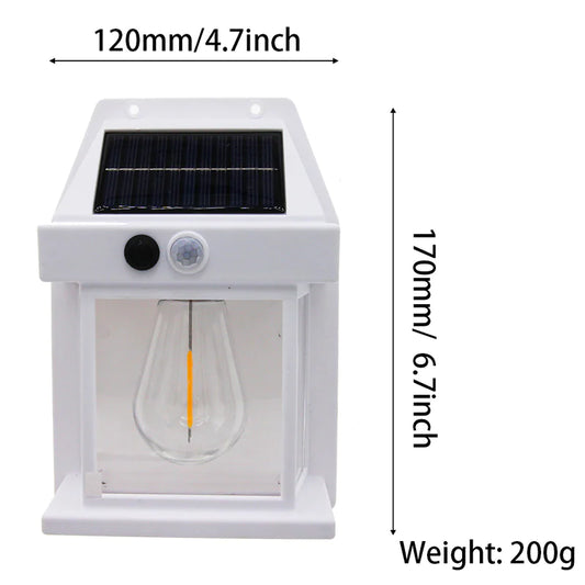 Solar-Powered Outdoor Wall Light by Anti Spier