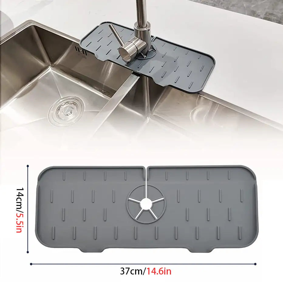 Kitchen Sink Splash Guard Drain Pad by Anti Spier