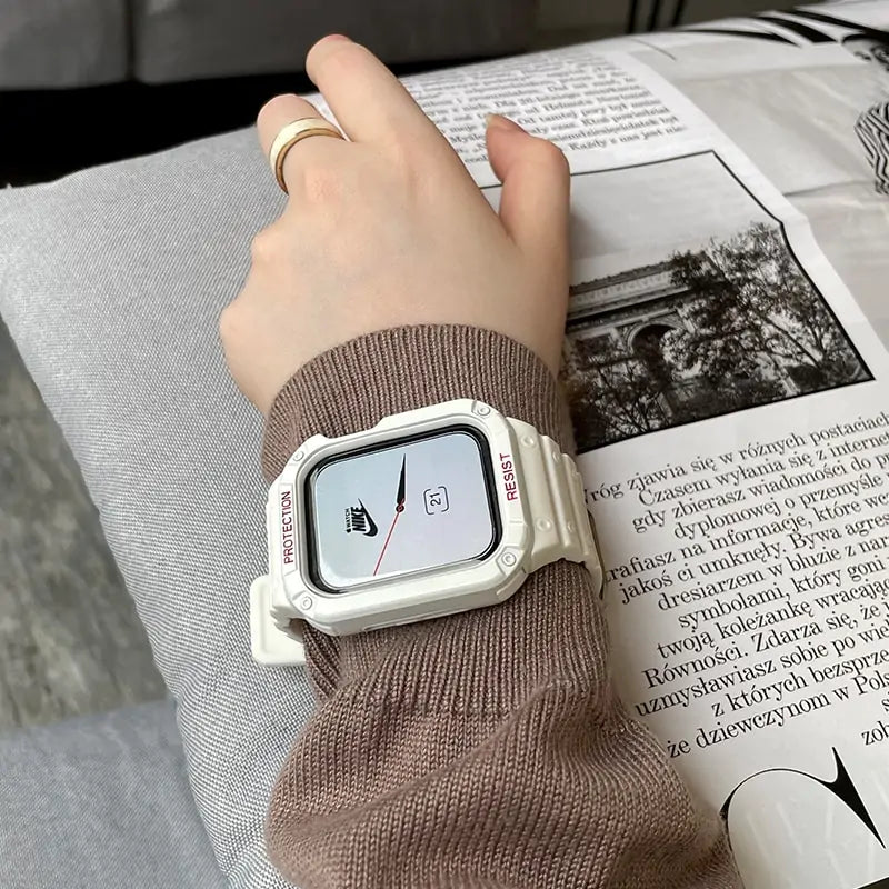 Watch Band & Case For iWatch Series 7 6 SE 5 by Anti Spier