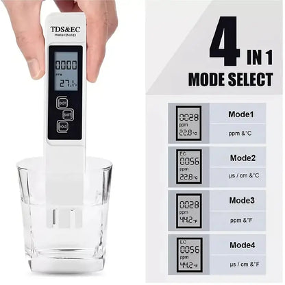Digital Water Tester - 4 Modes for Accurate Testing by Anti Spier