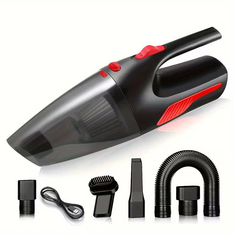 Wireless Car Vacuum Cleaner - Large Suction, Capacity, Charging, Suitable for Home And Car/Office Cleaning, Portable with Crevice Tool by Anti Spier