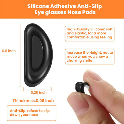5 Pairs Anti-Slip Nose Pads For Eyeglasses by Anti Spier