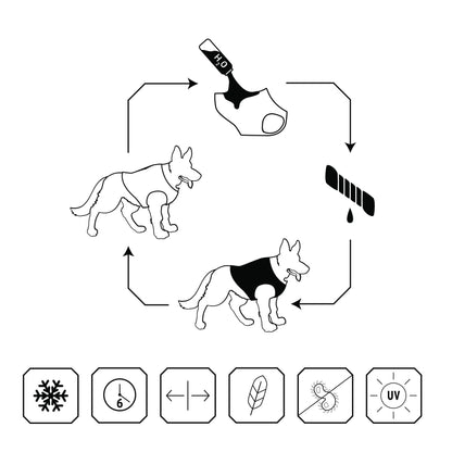 Dog Cooling Vest by Anti Spier