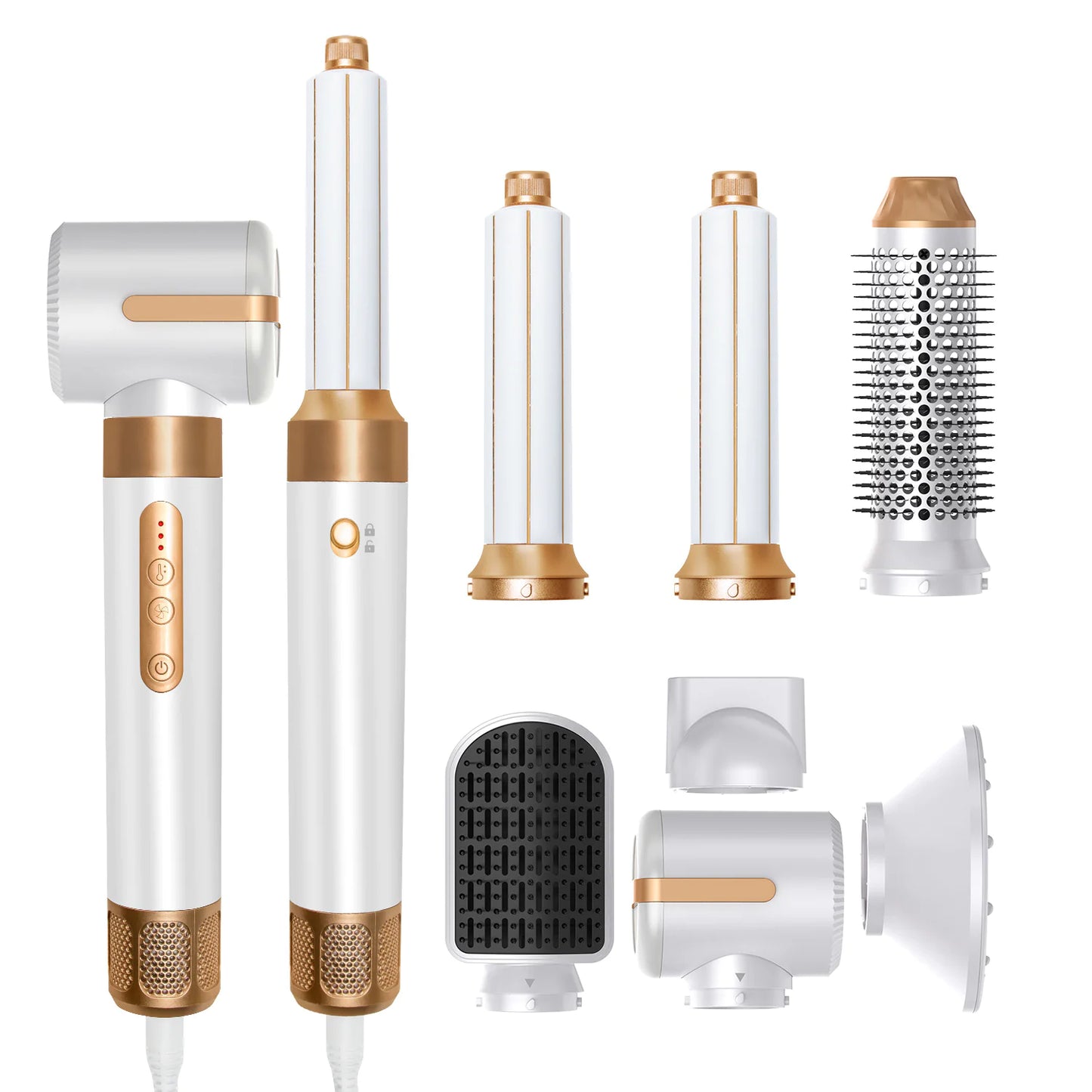 7-in-1 Hot Air Hair Styling Comb by Anti Spier