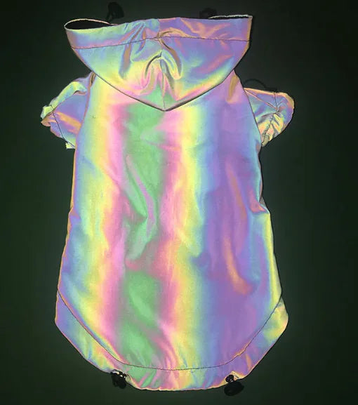 Reflective Windbreaker Hoodie for Dogs – Stylish Pet Coat by Anti Spier