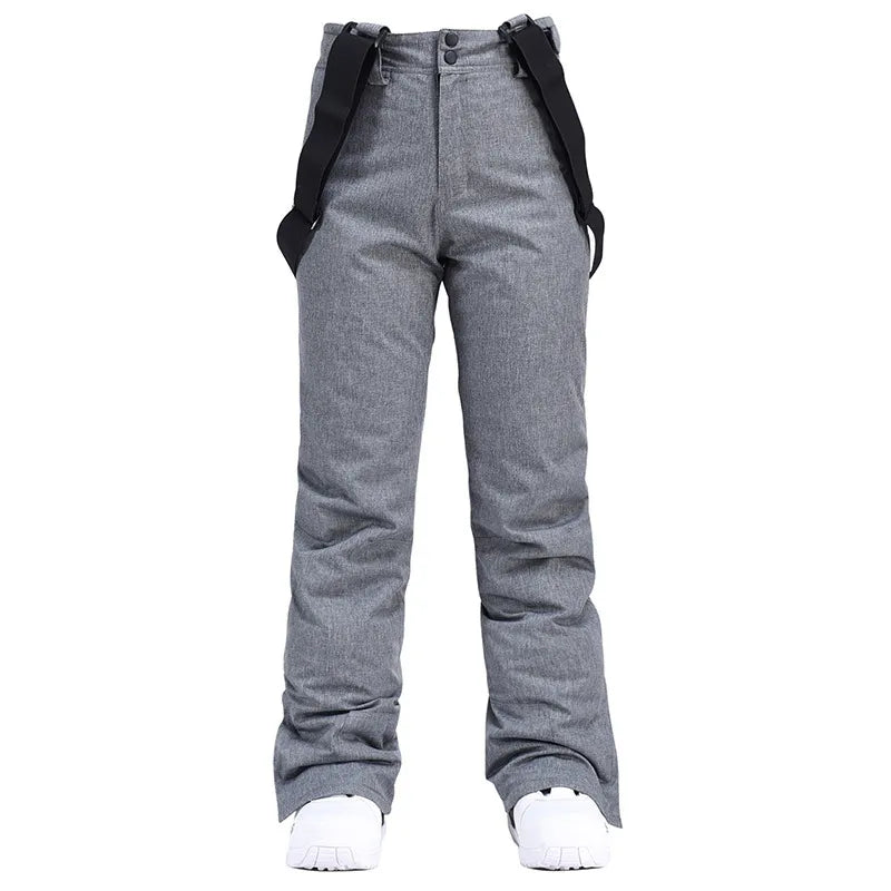 Windproof Waterproof Ski Pants with Detachable Elastic Waist by Anti Spier