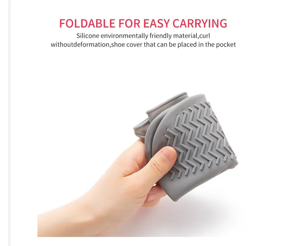Waterproof Shoe Cover Silicone Boots by Anti Spier