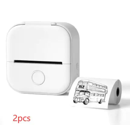 Portable Mini Thermal Label Printer Home Photo Printer Student Wrong Question Printer Bluetooth Mini Label Printer Price Tag by Anti Spier